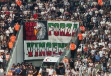 besiktasli taraftarlardan vincenzo italianoya ozel pankart cpRHA4bg