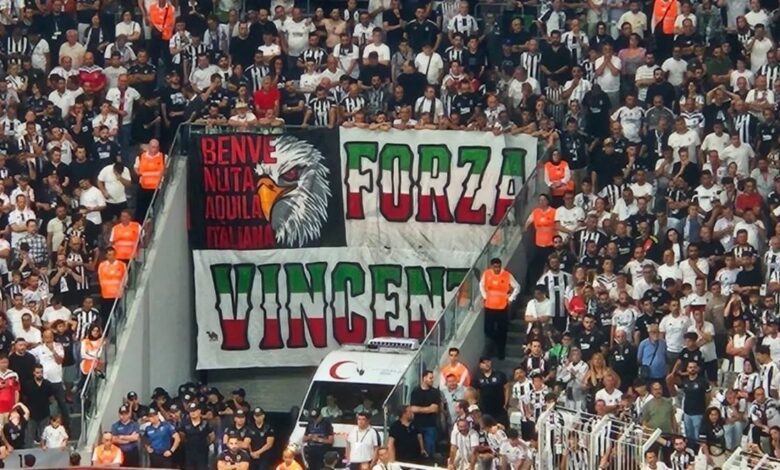 Beşiktaşlı taraftarlardan Vincenzo Italiano’ya özel pankart! 1 besiktasli taraftarlardan vincenzo italianoya ozel pankart cpRHA4bg