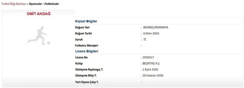 Beşiktaş'ta Ümit Akdağ'ı TFF'ye bildirdi! 2 besiktasta umit akdagi tffye bildirdi 0 TKvnNkHS