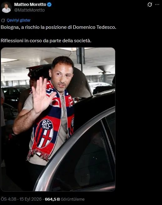 Bologna'da Domenico Tedesco ile yollar ayrılıyor 2 bolognada domenico tedesco ile yollar ayriliyor 0 WVPsL8BX