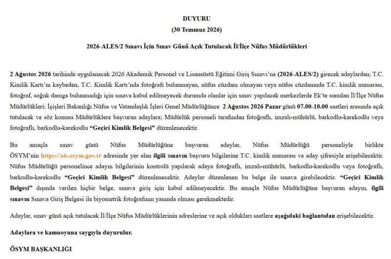 Bu hafta sonu ne sınavı var? 1-2 Ağustos hangi imtihanlar yapılacak? 2 bu hafta sonu ne sinavi var 1 2 agustos hangi imtihanlar yapilacak 0