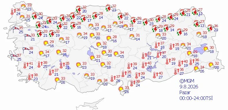 Bugün yağmur var mı? 9 Ağustos il il hava durumu kestirimi 3 bugun yagmur var mi 9 agustos il il hava durumu kestirimi 1 WhHNTrBO