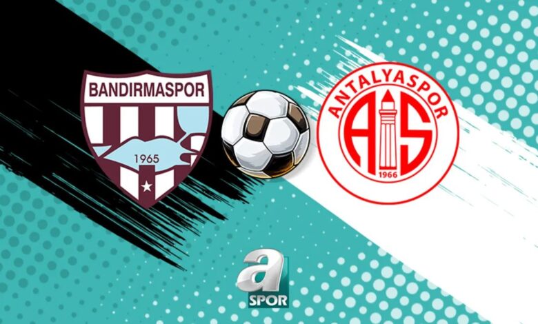 CANLI | Bandırmaspor Antalyaspor maçı saat kaçta, hangi kanalda? 1 canli bandirmaspor antalyaspor maci saat kacta hangi kanalda gbxkzx2F