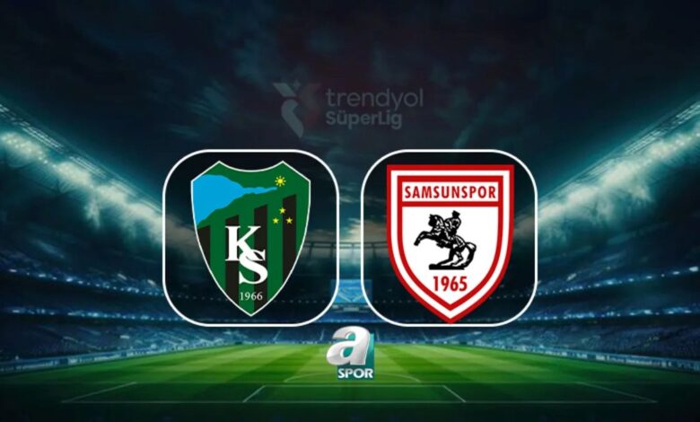CANLI | Kocaelispor-Samsunspor maçı saat kaçta, hangi kanalda? 1 canli kocaelispor samsunspor maci saat kacta hangi kanalda wnVzP6X4
