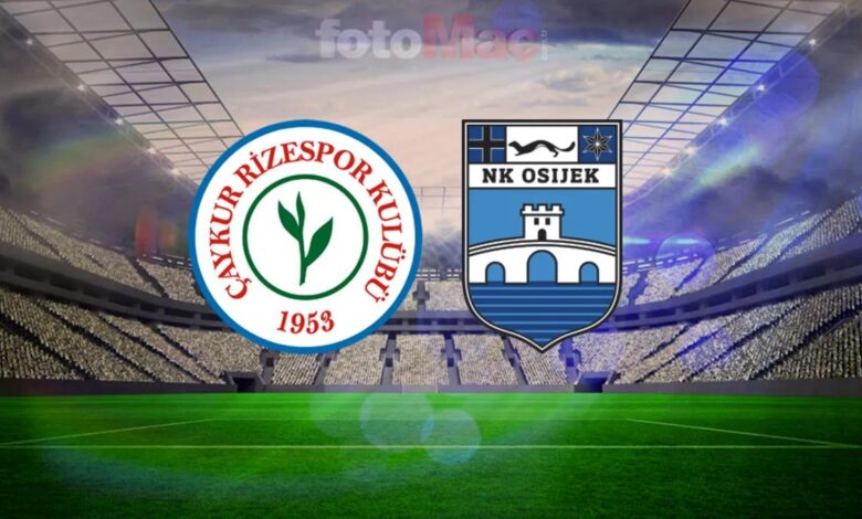 Çaykur Rizespor-Osijek maçı ne vakit? Saat kaçta ve hangi kanalda? 1 caykur rizespor osijek maci ne vakit saat kacta ve hangi kanalda PZXyrb3s