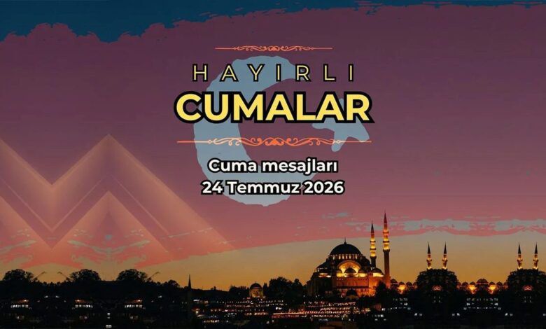 Cuma bildirileri fotoğraflı 2026 | 24 Temmuz bayraklı, İyi Cumalar bildirileri 1 cuma bildirileri fotografli 2026 24 temmuz bayrakli iyi cumalar bildirileri C3jMJ4SB