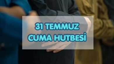cuma hutbesi yayinlandi 31 temmuz 2026 diyanet cuma hutbesi uDXxb3Bu