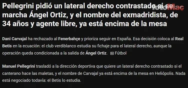 Dani Carvajal'den Fenerbahçe'ye transferi hakkında flaş karar! 11 dani carvajalden fenerbahceye transferi hakkinda flas karar 9 uI6SRE33
