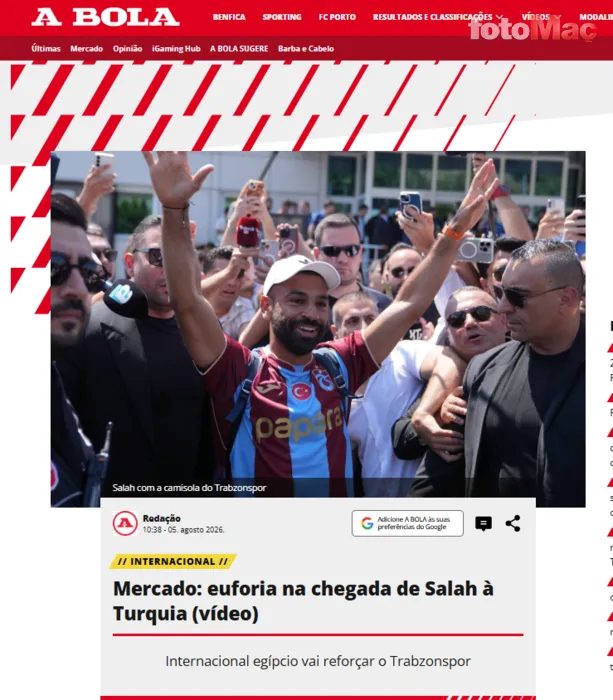 dunya salahin trabzonspora transferini konusuyor iste atilan mansetler 9 4IOAuB6Z
