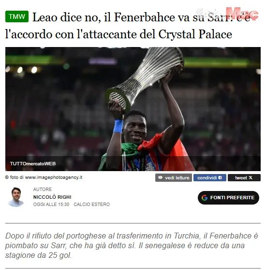 fenerbahce ismaila sarr transferinde memnun sona ulasti mutabakat saglandi 3 km3sSMKJ