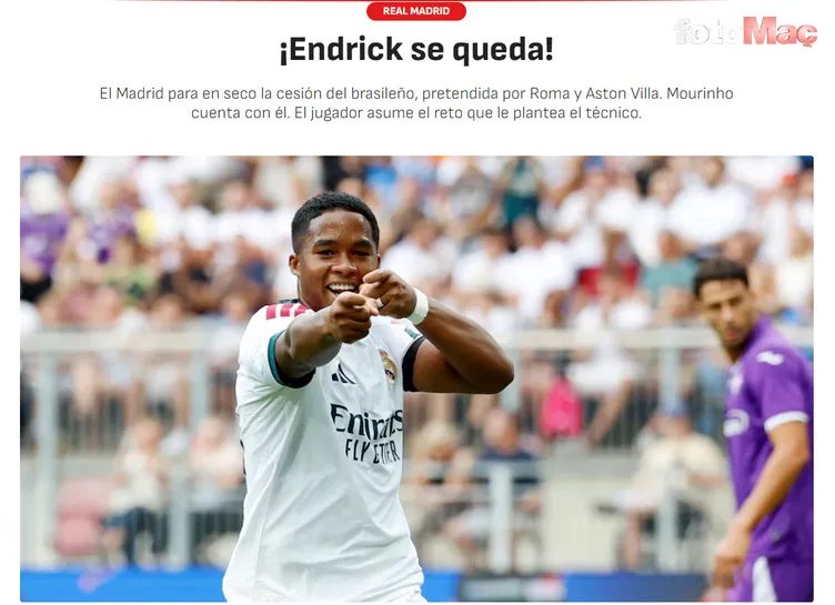 Fenerbahçe istiyordu! Real Madrid'den Endrick kararı. 9 fenerbahce istiyordu real madridden endrick karari 7 CDlNGW9h