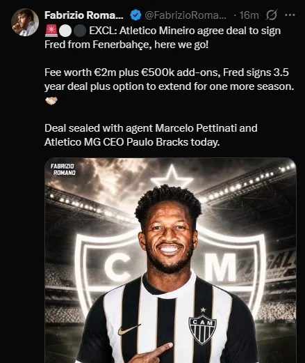 Fenerbahçe'de Fred için mutabakat sağlandı! İşte elde edilecek bonservis 11 fenerbahcede fred icin mutabakat saglandi iste elde edilecek bonservis 9