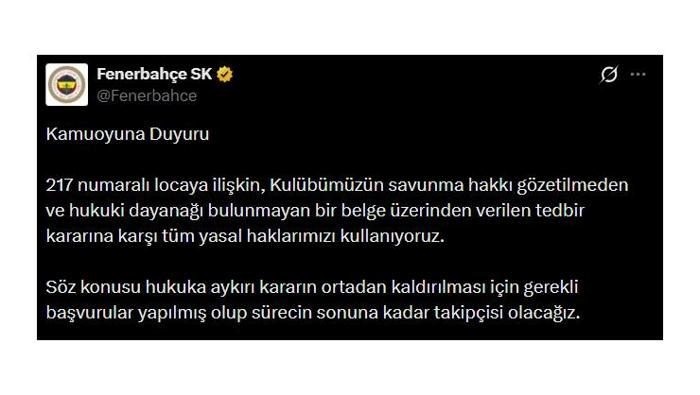 Fenerbahçe'den loca krizi için açıklama! Acun Ilıcalı'dan jet yanı ve Galatasaray sözleri 4 fenerbahceden loca krizi icin aciklama acun ilicalidan jet yani ve galatasaray sozleri 2 85WebBPE