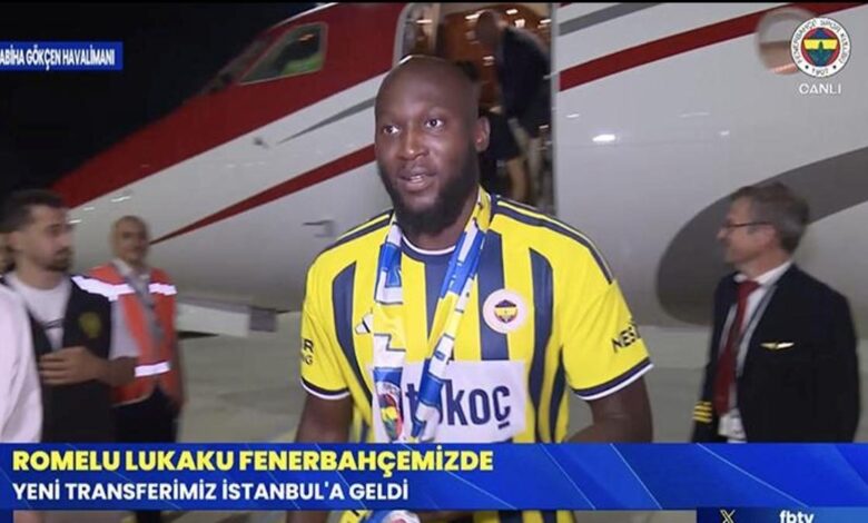 fenerbahcenin yeni transfer romelu lukaku istanbula geldi iste birinci aciklamasi tRNLNBdN
