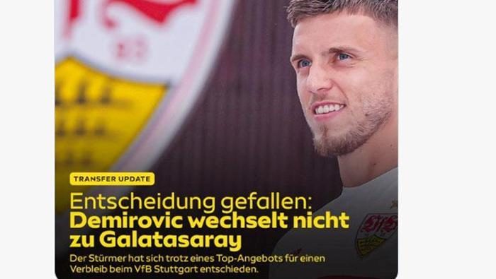 Galatasaray'a transferde berbat haber! Demirovic'i vazgeçiren isim ortaya çıktı 4 galatasaraya transferde berbat haber demirovici vazgeciren isim ortaya cikti 2