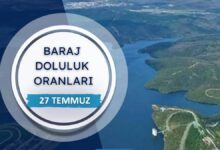 iski duyurdu 27 temmuz istanbul baraj doluluk orani 5609 E3DycemW
