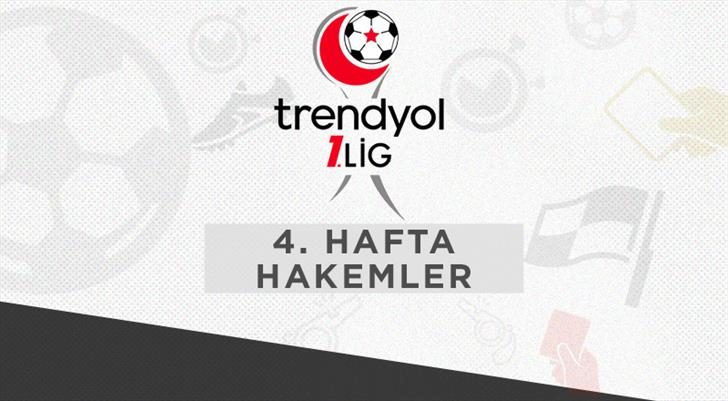 İşte Trendyol 1. Lig'de 4. haftanın hakemleri 1 iste trendyol 1 ligde 4 haftanin hakemleri mvmuYNMl