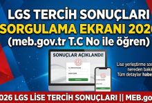 lise yerlestirme sonuclarina nasil bakilir 2026 lgs lise tercih sonuclari nx7McMGh