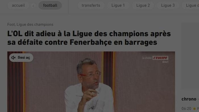 Lyon - Fenerbahçe maçı Avrupa medyasında! Fransızlar yazdı: 'Lyon konutunda şaşkında döndü' | 'Fenerbahçe Lyon'un ümitlerini bitirdi' 10 lyon fenerbahce maci avrupa medyasinda fransizlar yazdi lyon konutunda saskinda dondu fenerbahce V42tKJtk