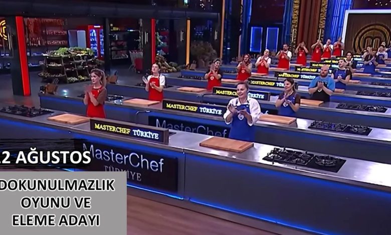 masterchef dokunulmazligi kim hangi ekip kazandi 12 agustos eleme adayi henPINaf