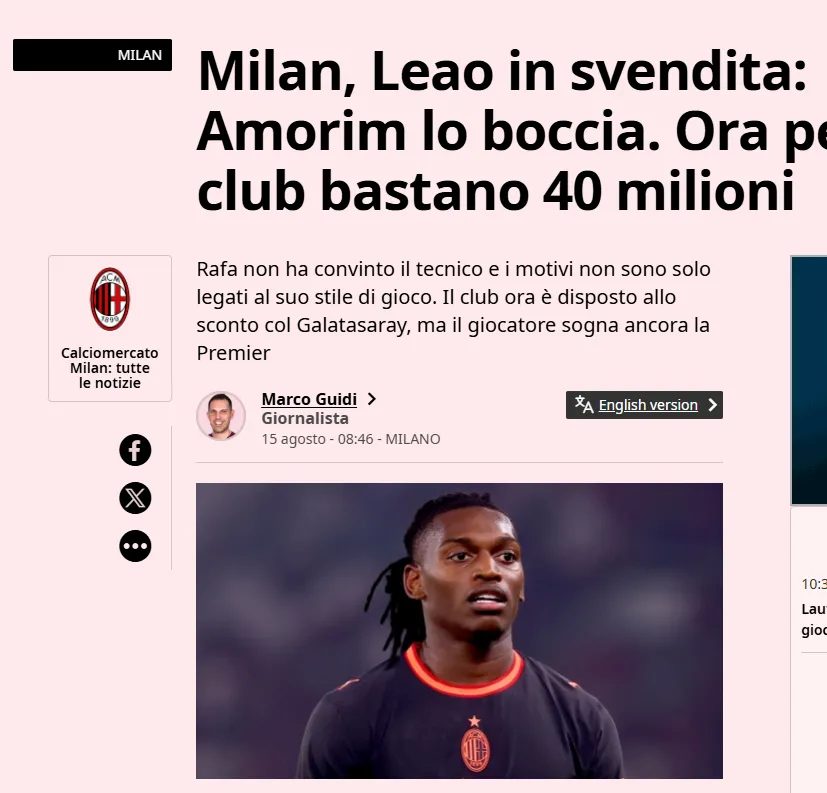 Milan'dan flaş Rafael Leao kararı! İtalyan basınından Galatasaray'a müjde 11 milandan flas rafael leao karari italyan basinindan galatasaraya mujde 9 h1b7vXMV