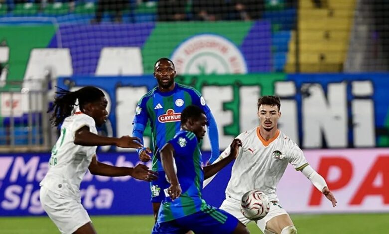 Rize'de kazanan Corendon Alanyaspor! 1 rizede kazanan corendon alanyaspor Xt4v38xO
