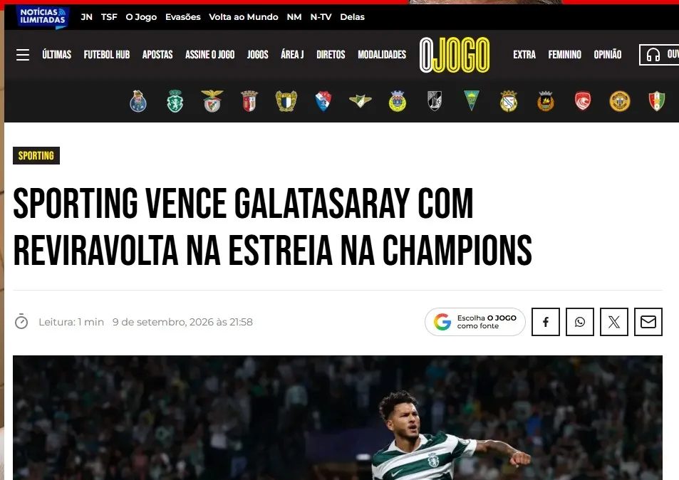 Sporting-Galatasaray maçı Portekiz basınında geniş yer buldu! İşte atılan manşetler 11 sporting galatasaray maci portekiz basininda genis yer buldu iste atilan mansetler 9 NEXrOWaE
