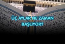 Üç aylar ne vakit başlıyor? 2026 Recep ayı başlangıç tarihi 15 uc aylar ne vakit basliyor 2026 recep ayi baslangic tarihi AXdUtY7b
