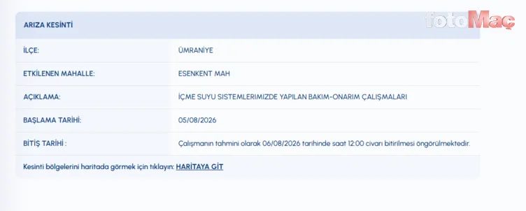 umraniye su kesintisi 6 agustos sular ne vakit gelecek 3 vhieIQaO