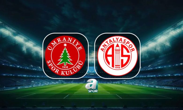 Ümraniyespor-Antalyaspor maçı ne vakit, saat kaçta, hangi kanalda? 1 umraniyespor antalyaspor maci ne vakit saat kacta hangi kanalda hHLP5XbF