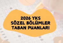 yks sozel kisim taban puanlar 2026 muvaffakiyet siralamasi yuzdelik dilim ve kontenjanlar KAGbyLax