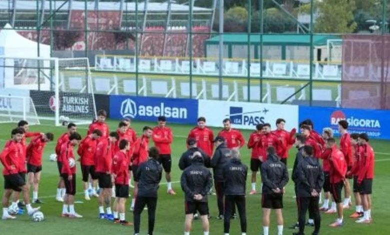 a milli futbol takimi belcika macinin hazirliklarini tamamladi MHvUKTfT