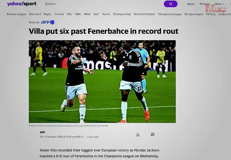aston villa fenerbahce maci sonrasi dis basinda flas manset 13 li55Zp2K