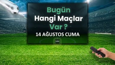Bugünkü maçlar listesi! 14 Ağustos bugün kimin maçı var? Hangi kanalda? 10 bugunku maclar listesi 14 agustos bugun kimin maci var hangi kanalda R4XYPcqp