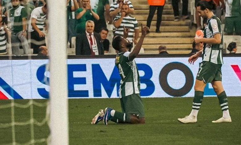 Bursaspor'un Nijeryalı forveti Iheanacho 5 maçta 6 gole ulaştı 1 bursasporun nijeryali forveti iheanacho 5 macta 6 gole ulasti kb5t2xlW