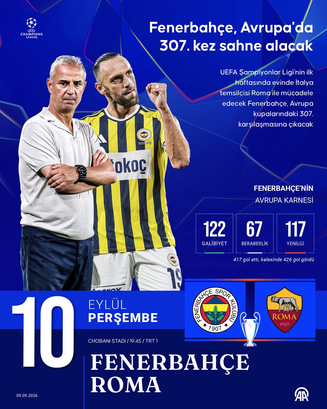 CANLI | Fenerbahçe - Roma maçı ne vakit, saat kaçta hangi kanalda? (İlk 11'ler) 7 canli fenerbahce roma maci ne vakit saat kacta hangi kanalda ilk 11ler 2HpHkWBs