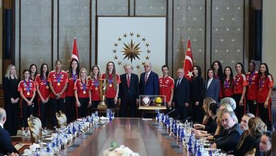 Cumhurbaşkanı Erdoğan, A Ulusal Bayan Voleybol Grubu'nu kabul etti 9 cumhurbaskani erdogan a ulusal bayan voleybol grubunu kabul etti np21kPjK