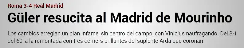 Dış basından Real Madrid hakkında flaş yorum: Arda ve öteki 10 oyuncu! 7 dis basindan real madrid hakkinda flas yorum arda ve oteki 10 oyuncu 5 WbB4nnVC