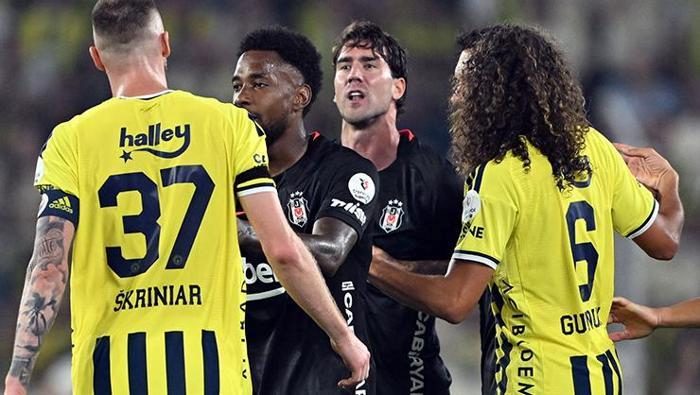 fenerbahce besiktas derbisinde gergin anlar vlahovic ve skriniar arasinda tansiyon yukseldi 3 AzLWMTib