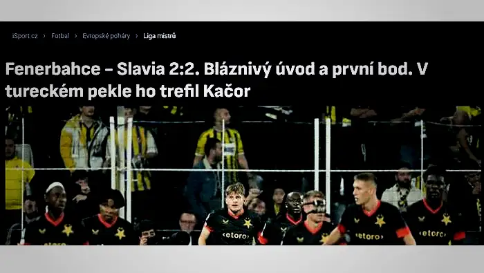fenerbahce slavia prag 2 2den sonra ceklerden olay baslik turkler ofkeden kuduruyor 2 pfcvXVuG