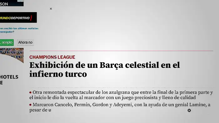 Galatasaray - Barcelona maçı dünya basınında gündem oldu! 'Türk cehenneminde mükemmel gösteri' | Yamal'a övgü yağdırdılar 14 galatasaray barcelona maci dunya basininda gundem oldu turk cehenneminde mukemmel gosteri yamala vQ3GmsLs