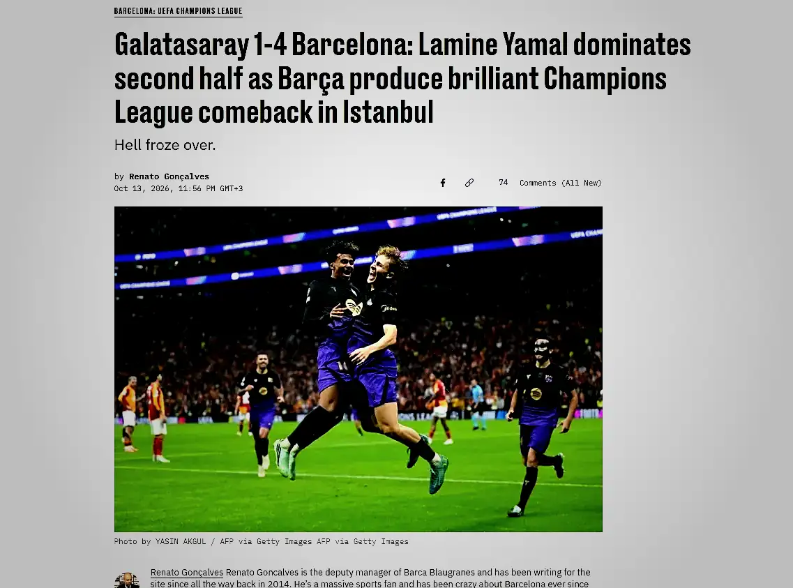 Galatasaray-Barcelona maçı sonrası dış basında flaş manşet! 4 galatasaray barcelona maci sonrasi dis basinda flas manset 2 YC1Mjlbr