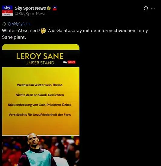 Galatasaray'da flaş Sane gelişmesi! Ayrılık... 15 galatasarayda flas sane gelismesi ayrilik 13