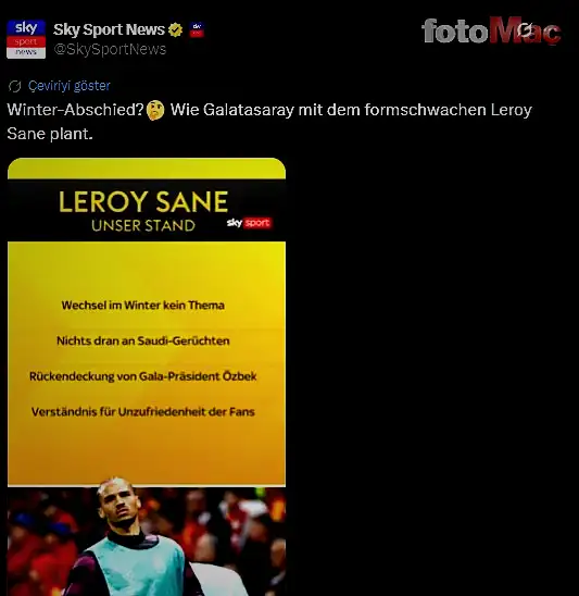 Galatasaray'da Leroy Sane'nin geleceği için gündem olan karar! 14 galatasarayda leroy sanenin gelecegi icin gundem olan karar 13 48McCSCF