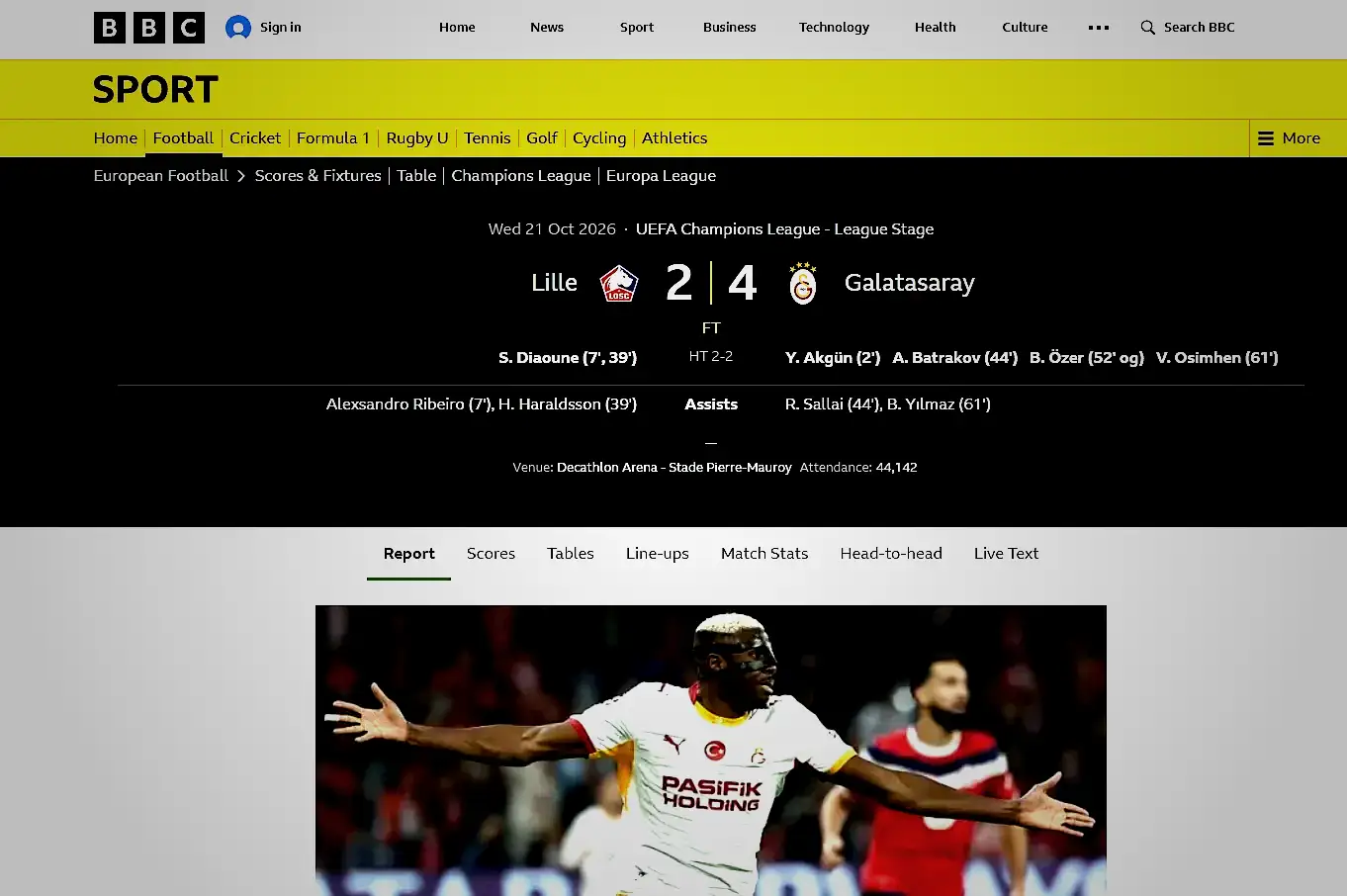 galatasarayin lille zaferi sonrasi flas manset 13 BpMR1cjp