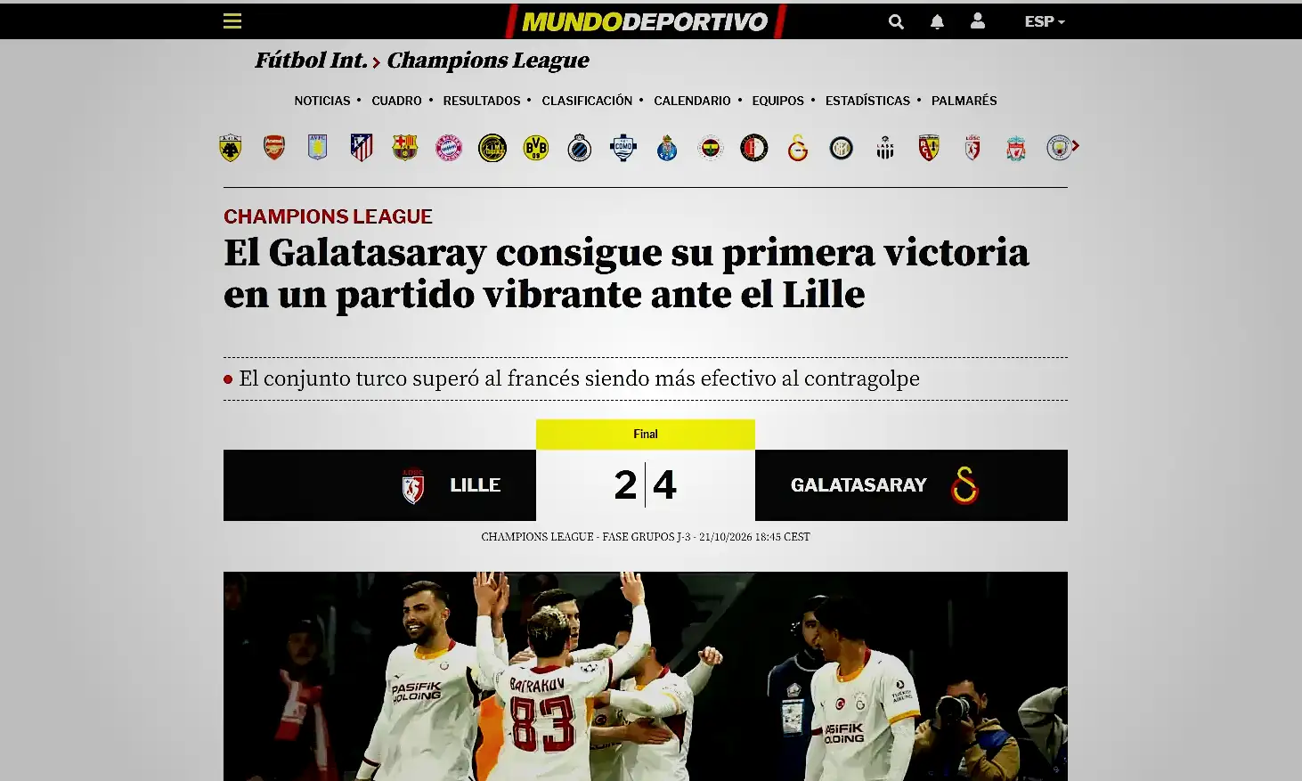 galatasarayin lille zaferi sonrasi flas manset 4 7lvgfdHY