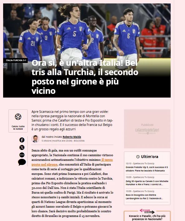 İtalyan basını ulusal maçı manşetlere taşıdı! "Montella'yı güç durumda bıraktı" 13 italyan basini ulusal maci mansetlere tasidi montellayi guc durumda birakti 11 pu2lGWit