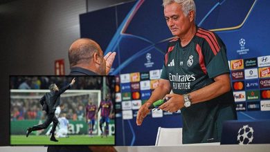 Jose Mourinho'ya basın toplantısında 'fıskiye' ikram edildi! Barcelona'ya büyük gönderme 16 jose mourinhoya basin toplantisinda fiskiye ikram edildi barcelonaya buyuk gonderme vYfprcqH
