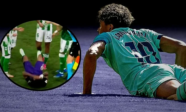 Lamine Yamal'a kafa atıldı! Real Betis-Barcelona maçında kavga! Adeta gol yağmuru 1 lamine yamala kafa atildi real betis barcelona macinda kavga adeta gol yagmuru ir4bDBGt