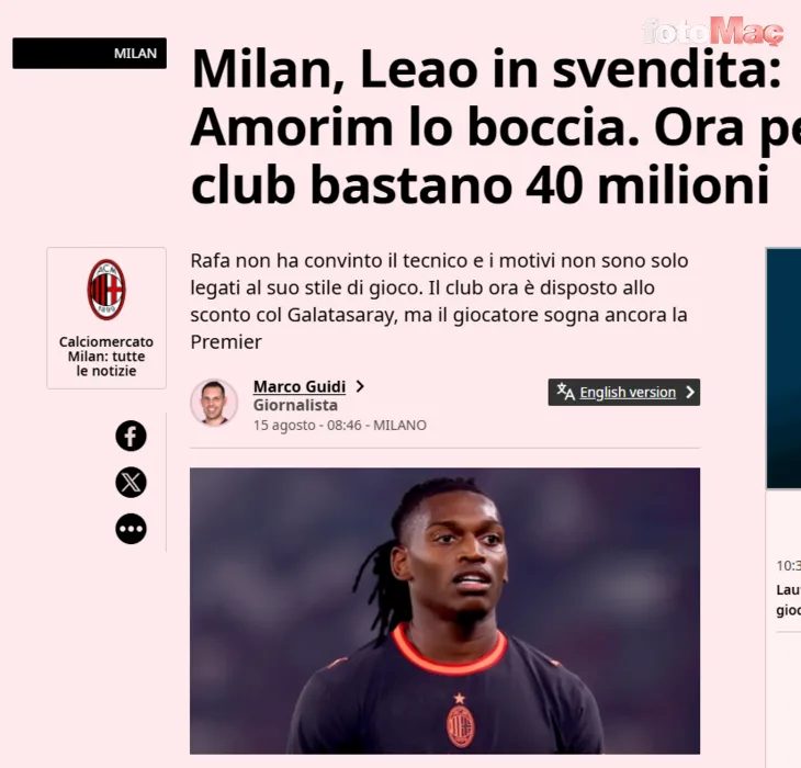Milan, Rafael Leao için kararını verdi! 11 milan rafael leao icin kararini verdi 9 GtdGMSfW